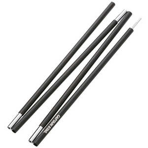 キャプテンスタッグ アルミポールφ16mmx180cm(4本つなぎ) ブラック UA-4513 UA4513