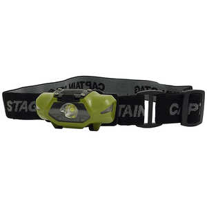 キャプテンスタッグ アウトドア用品シンプルLEDヘッドライト (グリーン) (LED /単3乾電池×1) UK-4059 キャプテンスタッグ アウトドア用品シンプルLEDヘッドライト (グリーン) (LED /単3乾電池×1) UK-4059