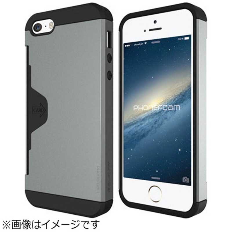 ROOX ROOX iPhone SE（第1世代）4インチ / 5s / 5用　PhoneFoam Golf Fit　シルバー　PHFGLFISE-SV PHFGLFISESV PHFGLFISESV