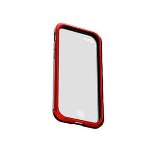 AREA 両面ガラスとバンパーでフル保護 360STRONG iPhone 8/7ケース　レッドブラック MS-B2G78-BR