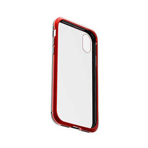 AREA 両面ガラスとバンパーでフル保護 360STRONG iPhone XS/Xケース　レッド・ブラック MS-B2GXS-BR
