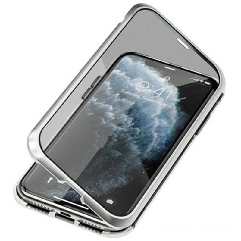 AREA AREA iPhone 11 用 360 STRONG 2 ガラスパネル バンパーケース エアリア シルバー MS-B2G11-SL MS-B2G11-SL