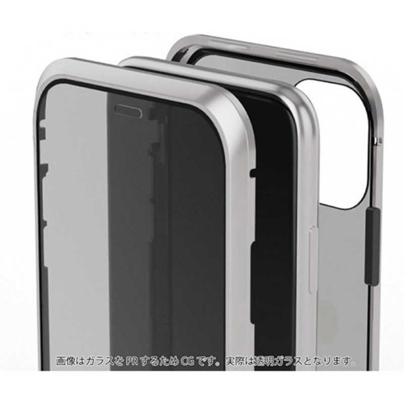AREA AREA iPhone 11 用 360 STRONG 2 ガラスパネル バンパーケース エアリア シルバー MS-B2G11-SL MS-B2G11-SL
