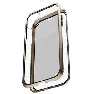 AREA iPhone 11 用 360 STRONG 2 ガラスパネル バンパーケース エアリア ゴールド MS-B2G11-GD