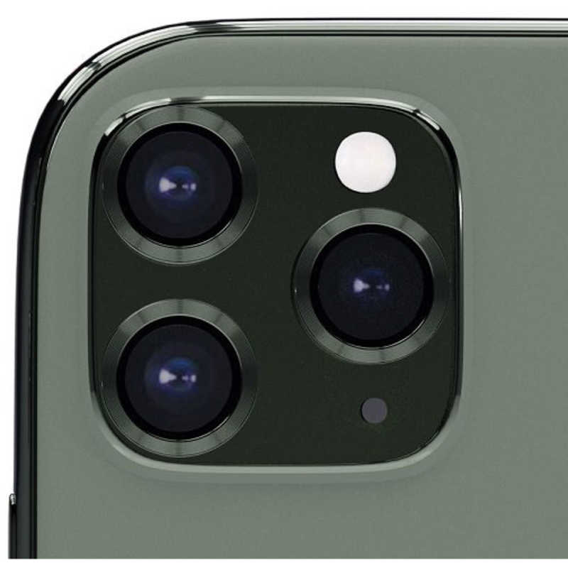 AREA AREA iPhone 11Pro/11ProMax用背面カメラレンズプロテクター　ミッドナイトグリーン ICPT11PMGR ICPT11PMGR