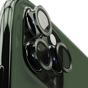 AREA iPhone 11Pro/11ProMax用背面カメラレンズプロテクター　ミッドナイトグリーン ICPT11PMGR