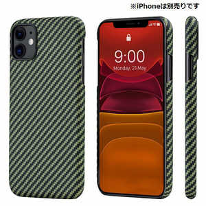 AREA iPhone 11 用 アラミドケース PITAKA ブラック/イエローTwill KI1105R