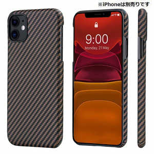 AREA iPhone 11 用 アラミドケース PITAKA ブラック/ローズゴールドTwill KI1106R