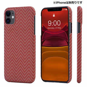 AREA iPhone 11 用 アラミドケース PITAKA レッド/オレンジ KI1107R