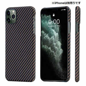 AREA iPhone 11 Pro 用 アラミドケース　ブラック/ローズゴールドTwill KI1106