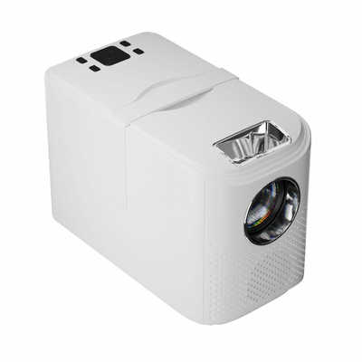 AREA ミラーレスLEDプロジェクター LED PROJECTOR4 ホワイト MS-PJHD04