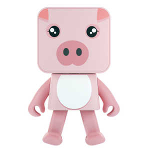 AREA ブルートゥーススピーカー 踊る！ダンスダンススピーカー ［Bluetooth対応］ ピッグ MS-DDS-PIG