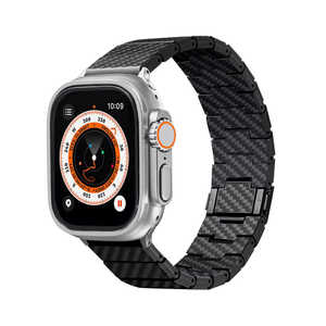 PITAKA Apple watch用 カーボンファイバーウォッチバンド Modern［38/40/41mm ＆ 40/42/45/49mm］(black) AWB2307