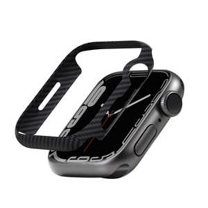 PITAKA Apple watch用 カバーケース Air Case ［Apple Watch 7/8/9対応］ Black/Grey KW2002A