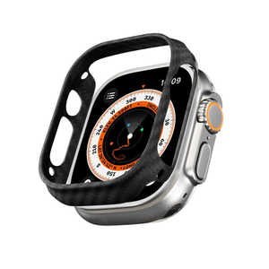 PITAKA Apple watch用 カバーケース Air Case ［Apple Watch Ultra1/2対応］ Black/Grey KW3001A