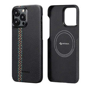 PITAKA MagEZ Case 4 for iPhone 15 Pro(6.1インチ) アラミド繊維ケース ［浮織 ］ 600D Rhapsody FR1501P