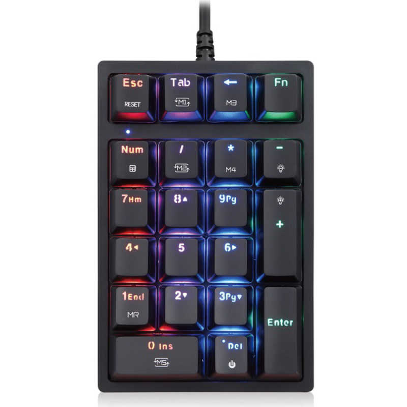 AREA AREA ゲーミングキーボード メカニカルNUMERIC Keypad 片手用 ブラック [USB /有線] AS-K24 AS-K24