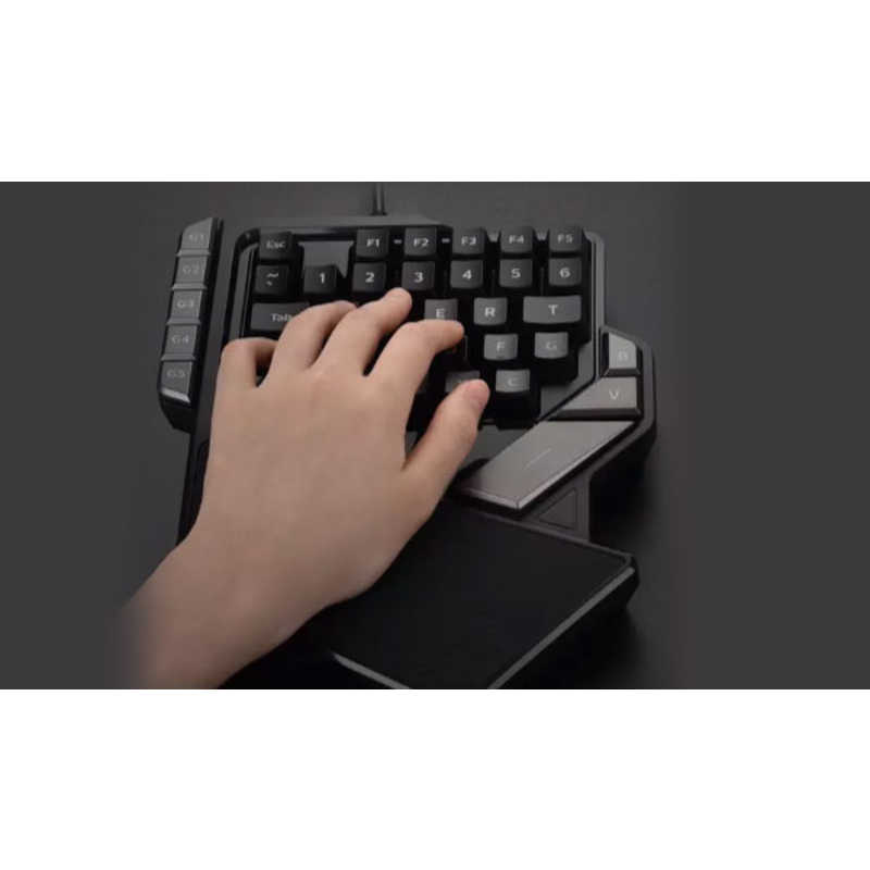 AREA AREA ゲーミングキーボード　片手用　ブラック AS-K2 AS-K2