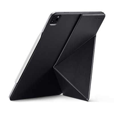 Apple iPad シルバー 本体 + ブラックカバー iPad mini （第6世代/A17 Pro）用<BR>エアリーカバー／ブラック