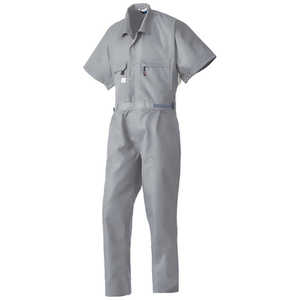 山田辰 AUTO-BI 空調つなぎ服(R)(半袖)9821 007グレー Lサイズ 9821007L 山田辰 AUTO-BI 空調つなぎ服(R)(半袖)9821 007グレー Lサイズ 9821007L