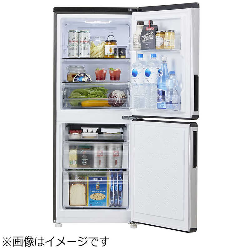 ORIGINALSELECT ORIGINALSELECT 冷蔵庫 2ドア URBAN CAFE SERIES ステンレスブラック 右開き 148L 直冷式 JR-XP2NF148E-XK JR-XP2NF148E-XK