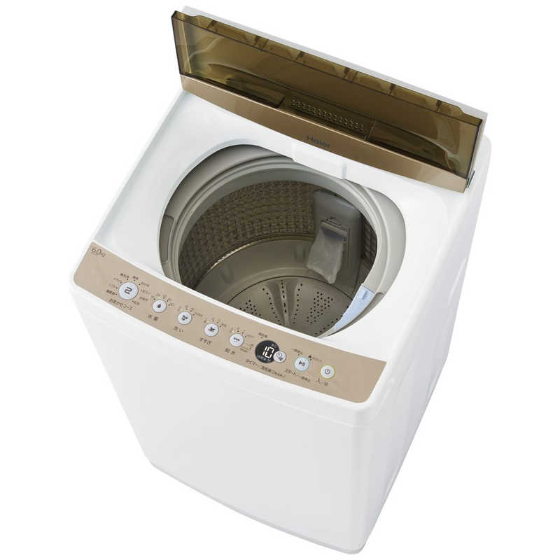 ハイアール ハイアール 全自動洗濯機 Live Series 洗濯6.0kg JW-C60C-W ホワイト JW-C60C-W ホワイト