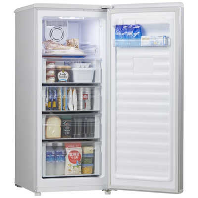 Haier ハイアール 冷凍庫 138L JF-NUF138B 2021年製 冷凍庫 Live Series ホワイト JF-NUF138B-W [138L /1ドア /右