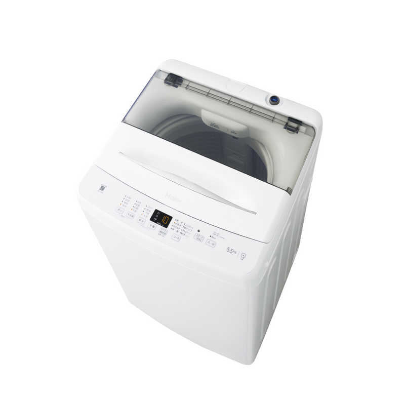 ハイアール ハイアール 全自動洗濯機 洗濯5.5kg JW-U55A-W ホワイト JW-U55A-W ホワイト