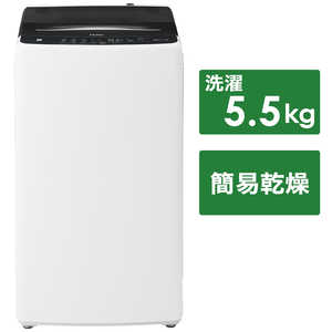 ハイアール 全自動洗濯機 洗濯5.5kg JW-U55A-K ブラック