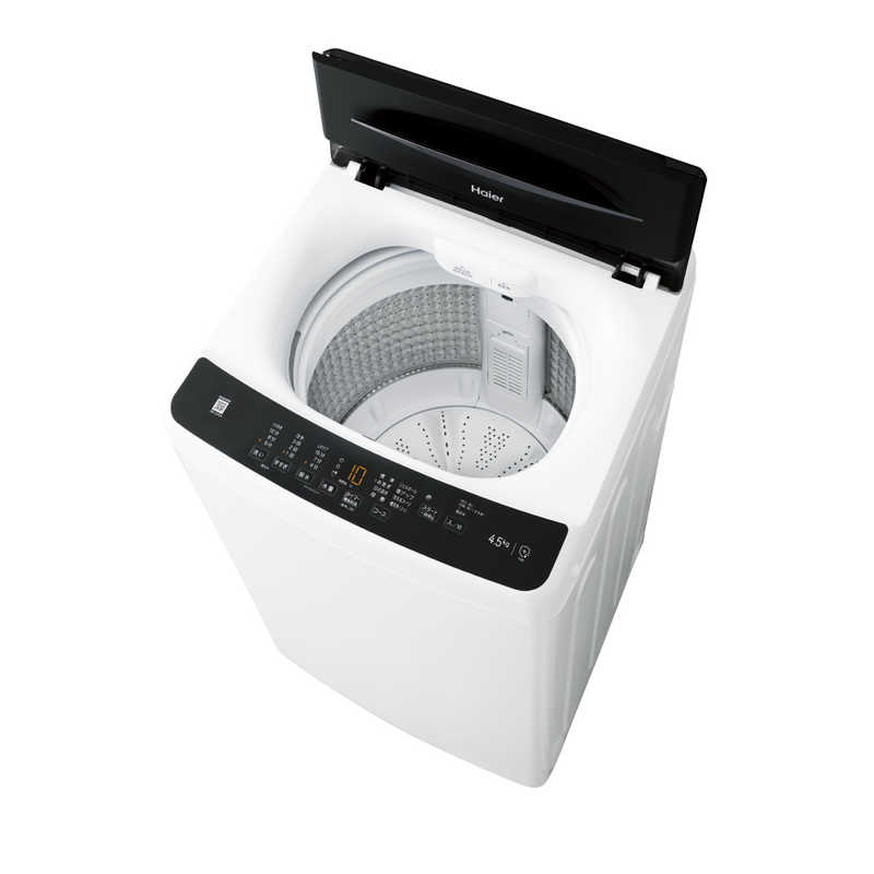 ハイアール ハイアール 全自動洗濯機 洗濯4.5kg JW-U45A-K ブラック JW-U45A-K ブラック