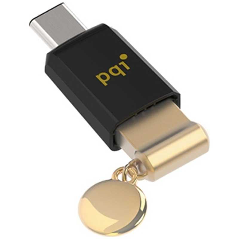 PQIジャパン PQIジャパン 【アウトレット】[USB-C → USB-A]3.1変換アダプタ 転送 ブラック UC311VABK UC311VABK