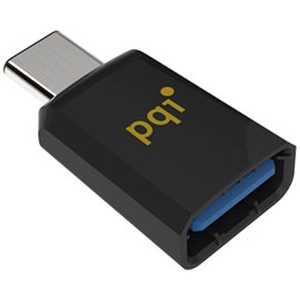 PQIジャパン 【アウトレット】[USB-C → USB-A]3.1変換アダプタ 転送 ブラック UC311VABK