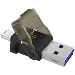 PQIジャパン 【アウトレット】USB3.1 microSD専用カｰドリｰダｰ(ブラック) UC312VABK