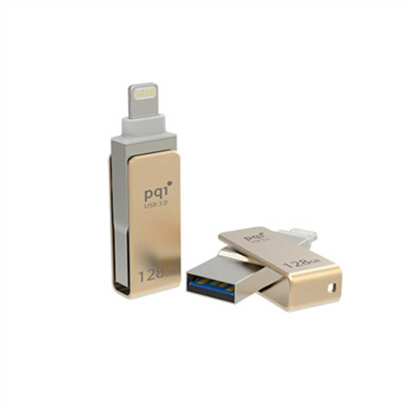 PQIジャパン PQIジャパン USBメモリ iConnect mini グレー [32GB /USB3.0 /USB TypeA+Lightning /回転式] ICMINVGY-32 ICMINVGY-32