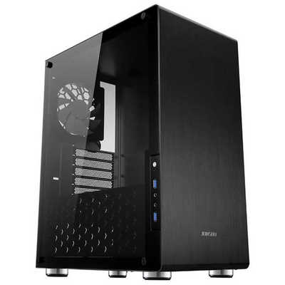 JONSBO PCケース U4 シリーズ U4BR ブラック/レッド の通販