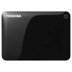 東芝　TOSHIBA ポータブルHDD 500GB［USB3.0・Mac／Win］　テレビ対応 CANVIO CONNECT HD-PEシリーズ　ブラック　HD-PE50GK HD-PE50GK