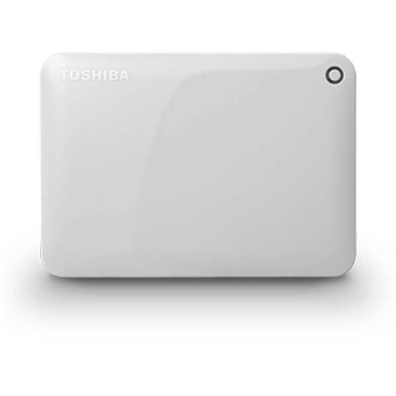 東芝　TOSHIBA 東芝　TOSHIBA 外付けHDD ホワイト [ポータブル型 /500GB] HD-PF50GW HD-PF50GW