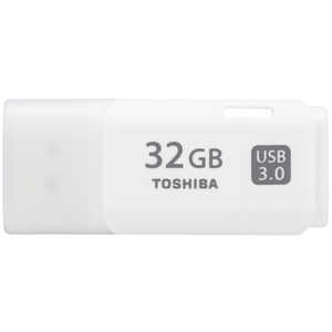 東芝　TOSHIBA USBメモリ　ホワイト UNB-3B032GW