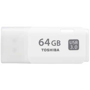 東芝　TOSHIBA USBメモリ　ホワイト UNB-3B064GW