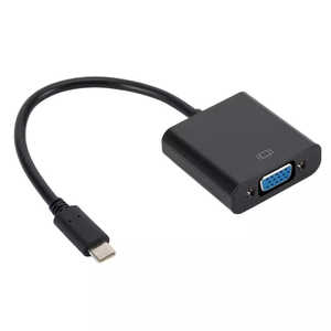 ���[���� USB-C �f���ϊ��A�_�v�^ �mUSB-C �I�X�����X VGA�n �u���b�N LAD-TYPECVGA