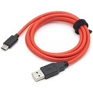 ルートアール 1.2m[USB-C ⇔ USB-A]2.0ケーブル 充電・転送 レッド RCHCAC12R