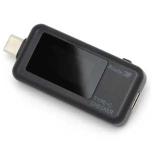 ルートアール 〔USB-C〕 双方向入力・画面回転・多機能表示 USB Type-C電圧・電流チェッカー ブラック RT-TCRXB ブラック ルートアール 〔USB-C〕 双方向入力・画面回転・多機能表示 USB Type-C電圧・電流チェッカー ブラック RT-TCRXB ブラック