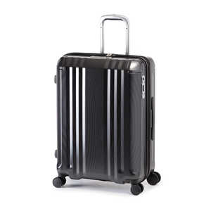 ＜コジマ＞ A.L.I スーツケース ハードキャリー 52L(60L) デカかるEdge ウェーブブラック H052WBK ALI00822W