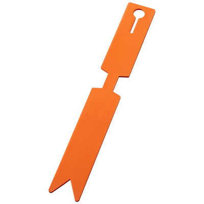 BEAMSDESIGN BEAMS DESIGN ラゲッジタグ(Vカット) オレンジ ﾗｹﾞｯｼﾞﾀｸﾞV