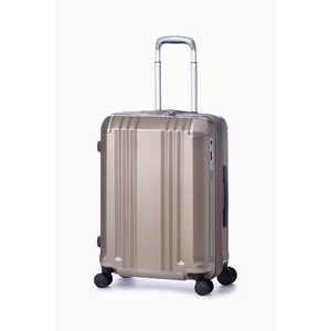 A.L.I スーツケース ハードキャリー 52L(60L) デカかるEdge シャンパンゴールド H052CGD ALI00822W