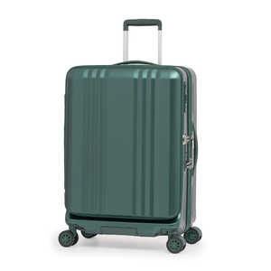 A.L.I スーツケース ジッパータイプ デカかるEdge2 宿泊目安：7～9日間 [TSAロック搭載 / 74L] マットメタルグリーン ALI-078-24FW