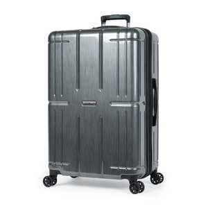 A.L.I スーツケース ジッパータイプ 宿泊目安：7～9日間 095L デュアルオープンシステム 拡張機能搭載 軽量で丈夫 AliMax2 ［TSAロック搭載］ ガンメタブラッシュ ALI-012-28W