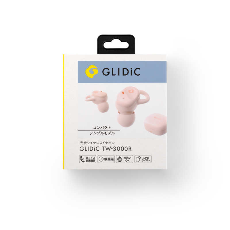 GLIDIC GLIDIC フルワイヤレスイヤホン  ［ワイヤレス(左右分離) /Bluetooth］ GL-TW3000R-PK GL-TW3000R-PK