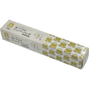 コア 底マチつきジッパーバッグBOX L 15P チャック袋 透明 コア 底マチつきジッパーバッグBOX L 15P チャック袋 透明