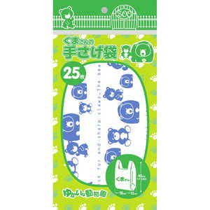 コア くまさんの手さげ袋 25枚 ホワイト コア くまさんの手さげ袋 25枚 ホワイト